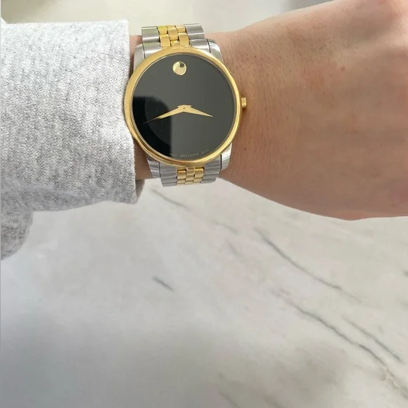 Movado | Accessories | Unisex Movado Bold Two Toned Watch  display picture 1
